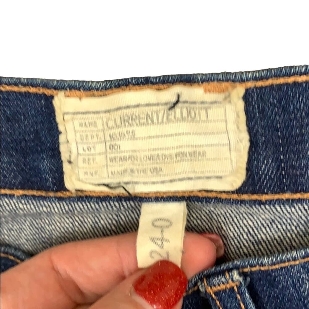 Current/Elliott The Cuff Commodore Jean Shorts - image 2